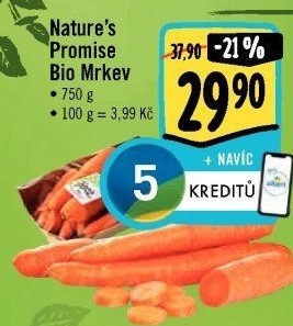 Mrkev bio Nature'