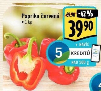 Paprika červená
