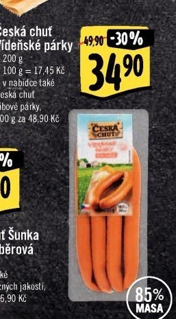 Párky vídeňské Česká chuť
