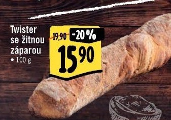 Pečivo Twister