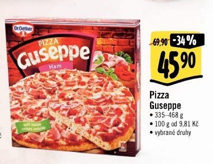 Pizza mražená Guseppe Dr. Oetker