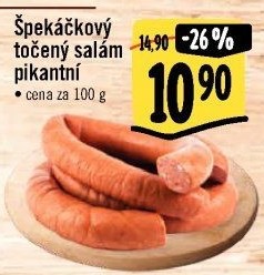 Salám špekáčkový pikantní točený
