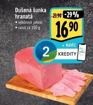 Šunka dušená hranatá výběrová