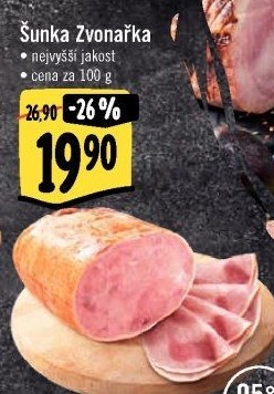 Šunka Zvonařka nejvyšší jakosti