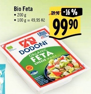 Sýr Feta bio Dodoni