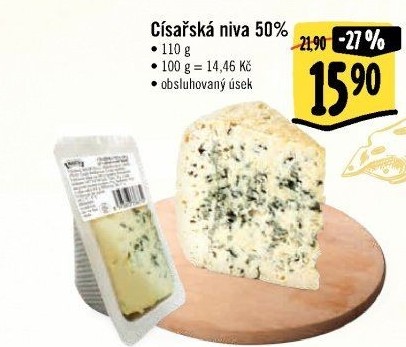 Sýr Niva Jihočeská 50% Madeta