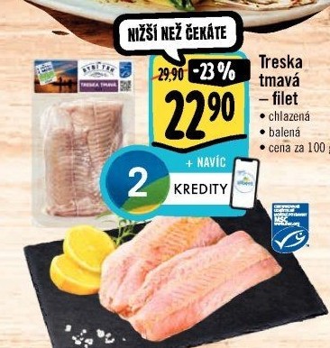 Treska tmavá filety Albert