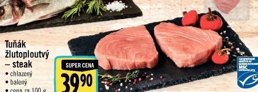 Tuňák žlutoploutvý steak Albert