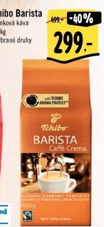 Zrnková káva Barista Tchibo