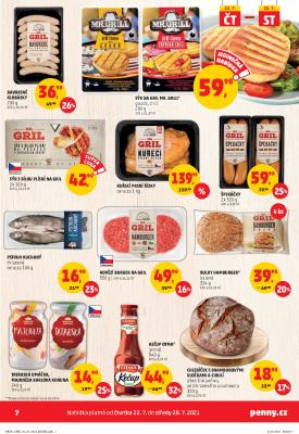 akční leták Penny Market 22.7.2021-28.7.2021