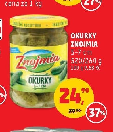 Okurky Znojmia 5-7 cm