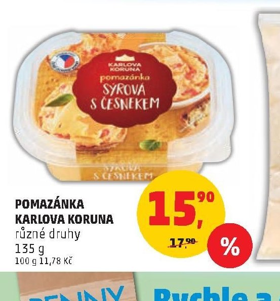 Pomazánka Karlova Koruna