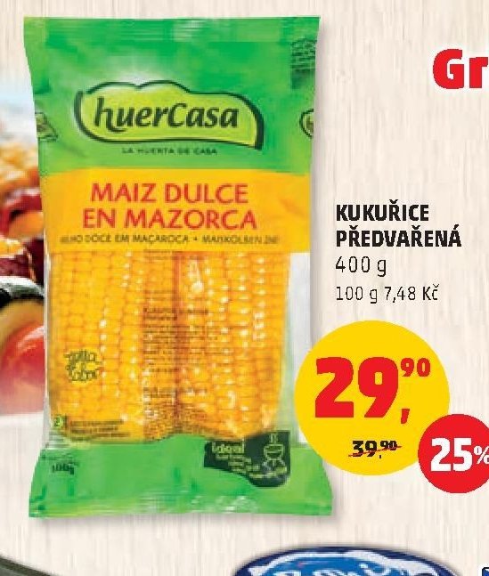 Kukuřice předvařená