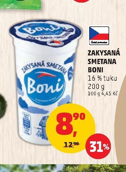 Zakysaná smetana Boni