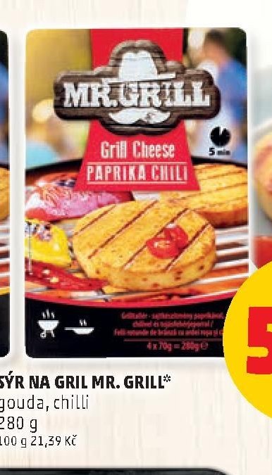 SÝR NA GRIL MR. GRILL PAPRIKA CHILI
