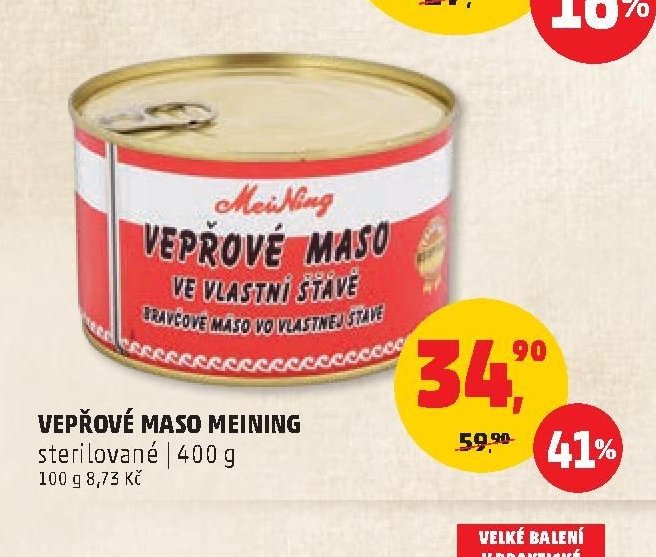 VEPŘOVÉ MASO MEINING