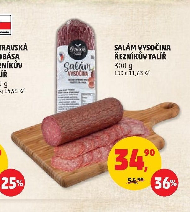 SALÁM VYSOČINA ŘEZNÍKŮV TALÍŘ