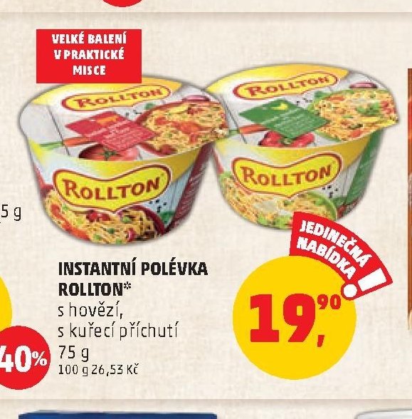 INSTANTNÍ POLÉVKA ROLLTON