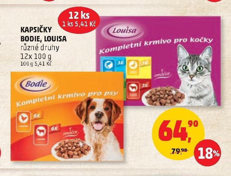 Kapsičky Bodie, Louisa