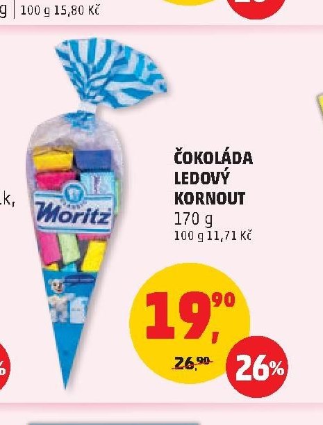 Čokoláda ledový kornout