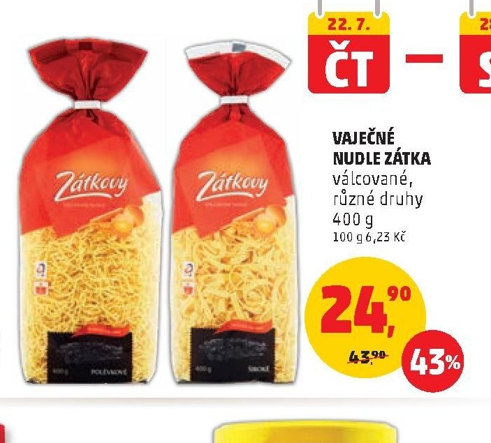 VAJEČNÉ NUDLE ZÁTKA