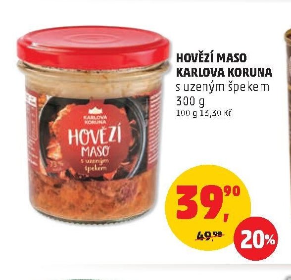 HOVĚZÍ MASO KARLOVA KORUNA