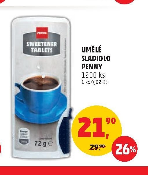UMĚLÉ SLADIDLO PENNY