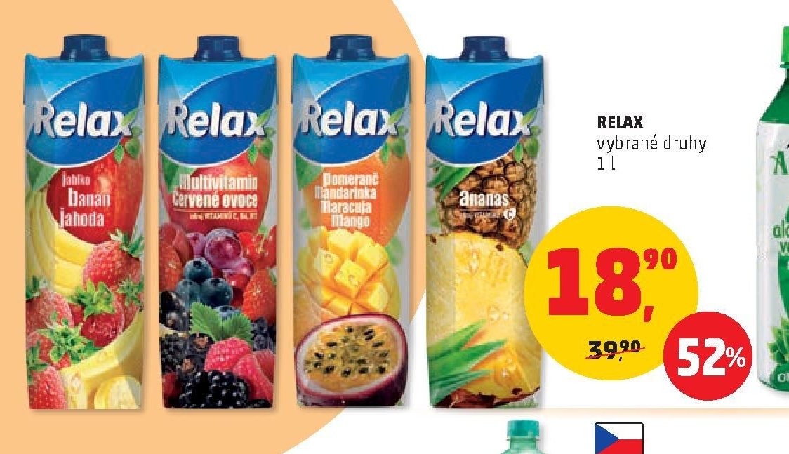 RELAX vybrané druhy