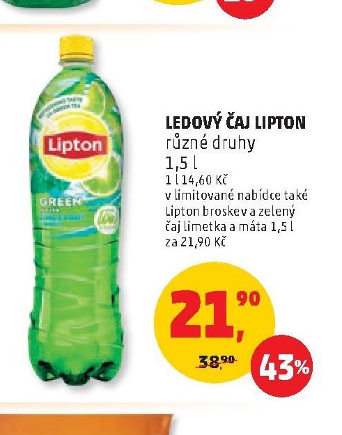 LEDOVÝ ČAJ LIPTON různé druhy