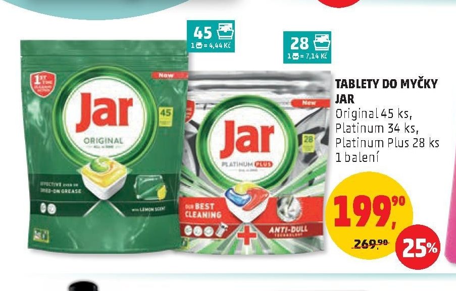 Tablety do myčky Jar