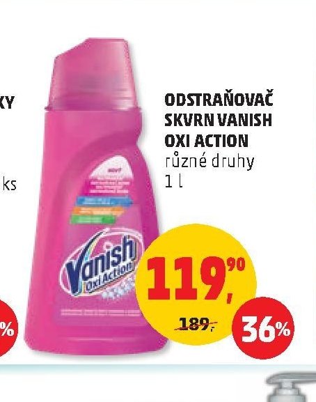 Odstraňovač skvrn Vanish Oxi Action