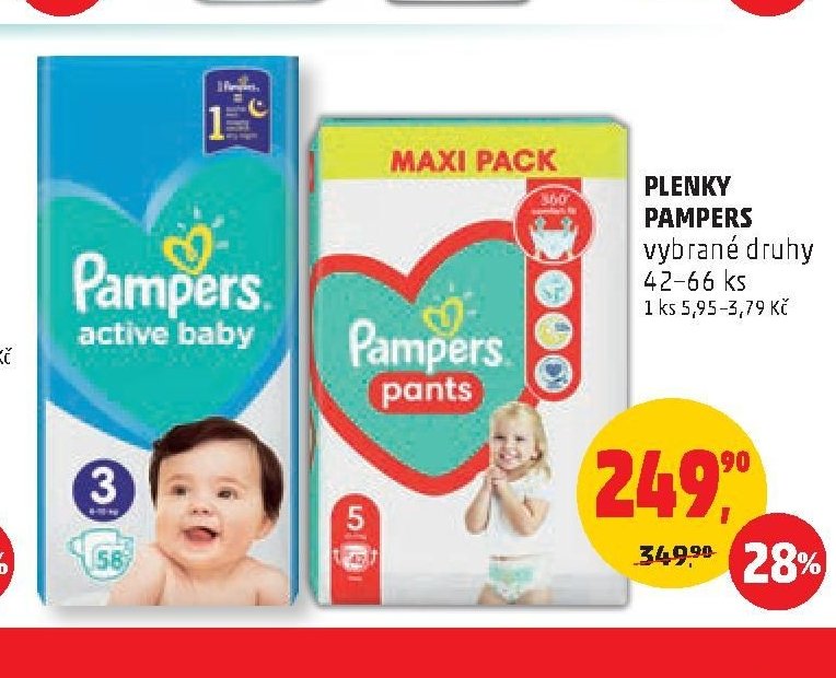 Plenky Pampers