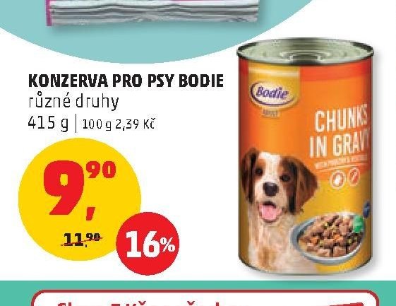 Konzerva pro psy Bodie