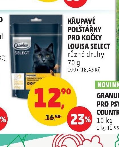 Křupavé polštářky pro kočky Louisa Select