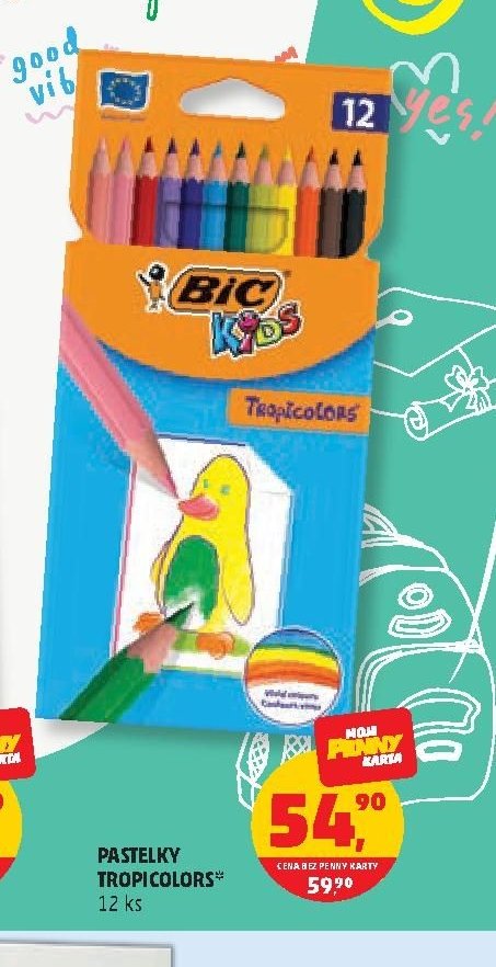 Pastelky Tropicolors
