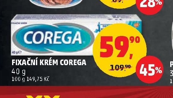 Fixační krém Corega