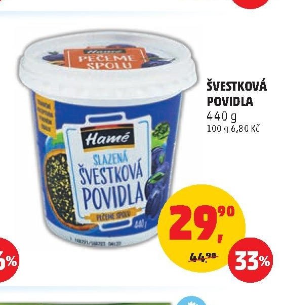 Švestková povidla Hamé