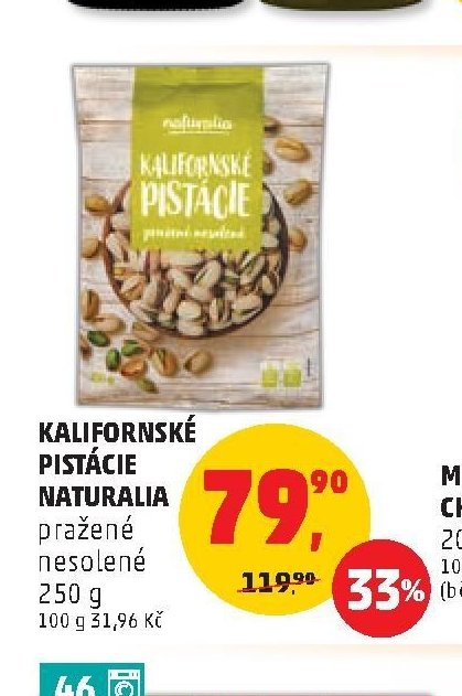 Kalifornské pistácie Naturalia
