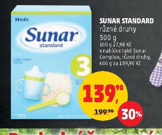 SUNAR STANDARD různé druhy 500 g