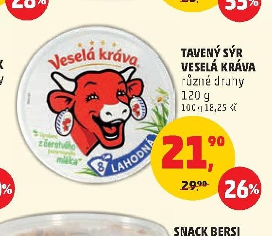 TAVENÝ SÝR VESELÁ KRÁVA