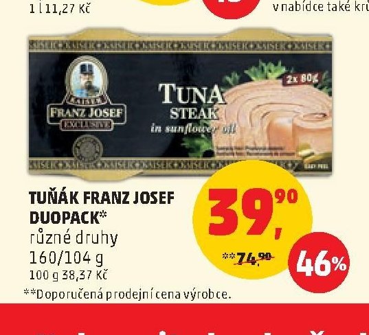 TUŇÁK FRANZ JOSEF DUOPACK