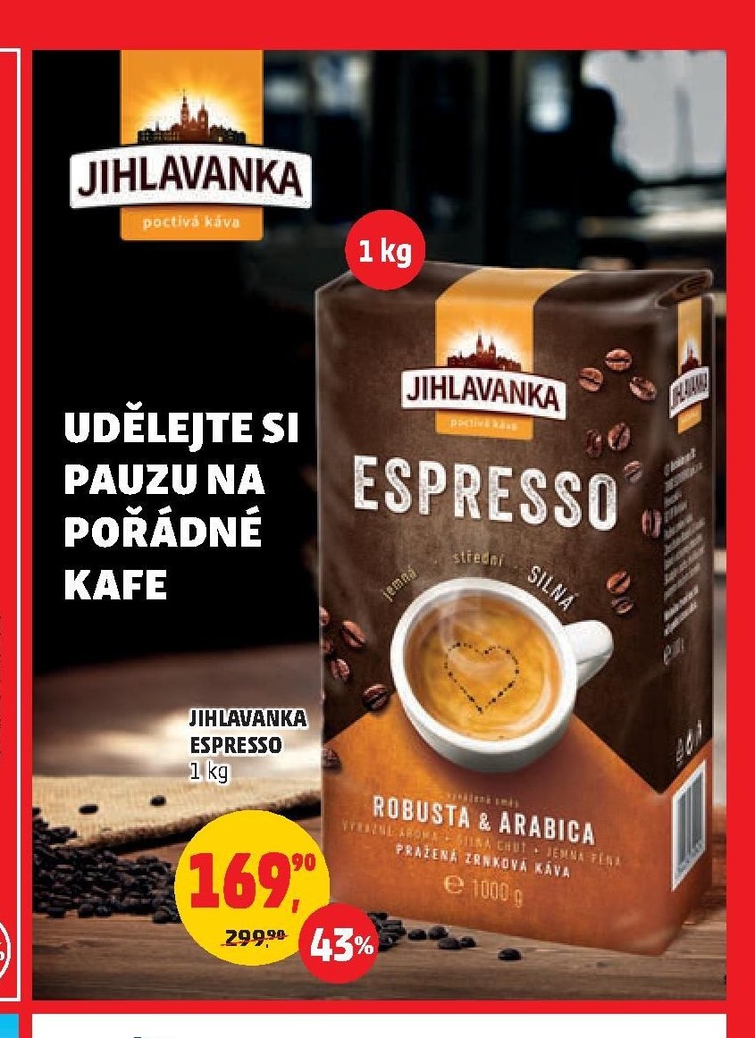 JIHLAVANKA ESPRESSO 1 kg