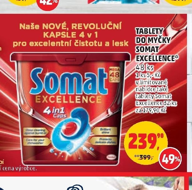 Tablety do myčky Somat Excellence