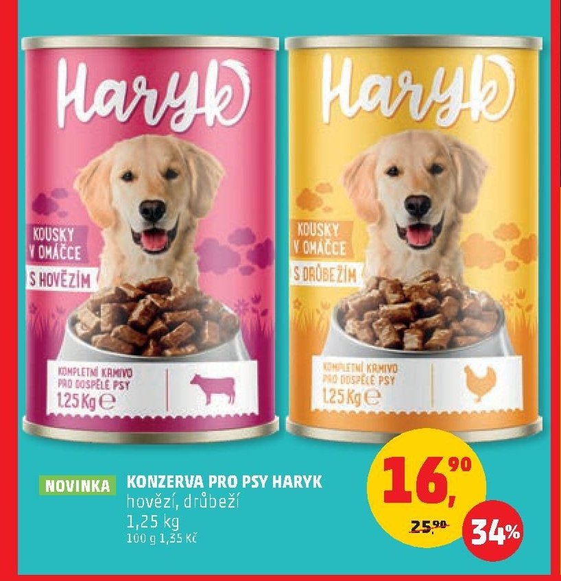 Konzerva pro psy Haryk