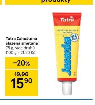 Tatra Zahuštěná slazená smetana