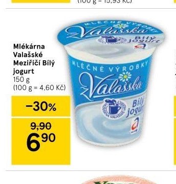 Mlékárna Meziříčí Bílý jogurt