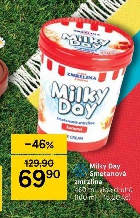 Milky Day Smetanová zmrzlina