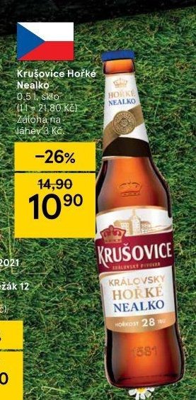 Krušovice Hořké Nealko