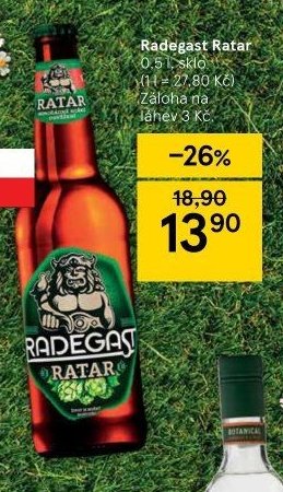 Radegast Ratar 0,5 l