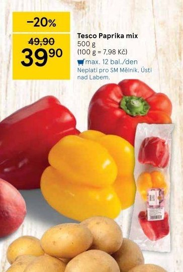 Tesco Paprika mix